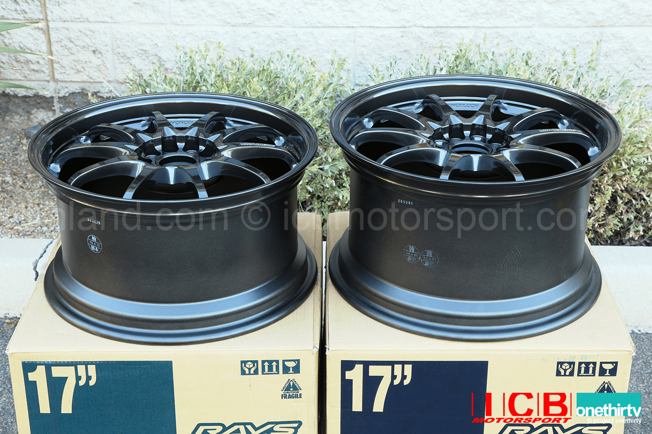 Rays Volk Racing CE28N Diamond Black Wheels Set 5X114.3 17X9 +63 Offset 17X10 +70 Offset Honda S2000 Sold