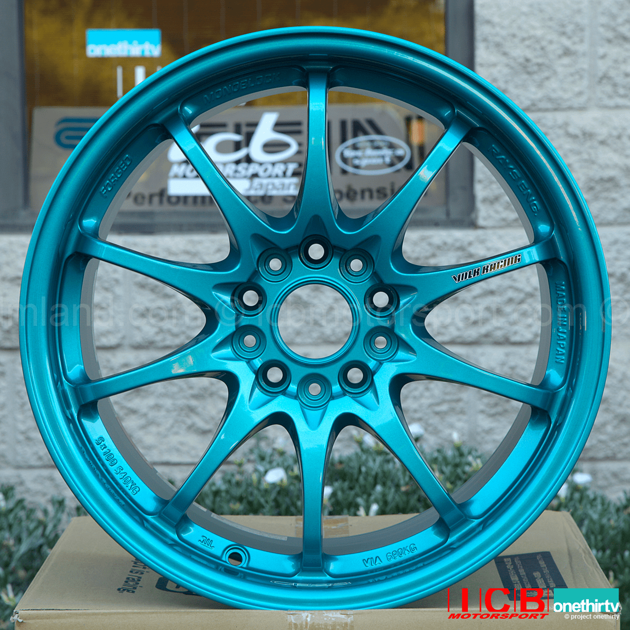 Rays Volk Racing CE28N Hyper Green Wheels Set 5X114.3 17X10 +44 Offset Sold