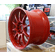 Rays Volk Racing CE28N Red Wheels Set 5X114.3 17X10 +50 Offset Concave Face BBK