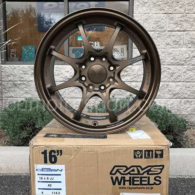 Rays Volk Racing CE28N Wheels 16X8 4X114.3 +42 Offset Bronze