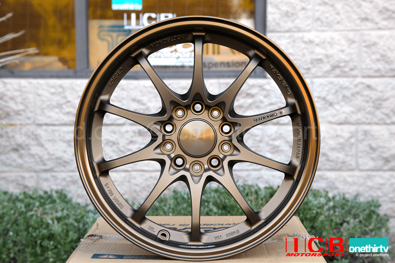 Rays Volk Racing CE28N Wheels 16X8 5X114.3 +30 Offset Concave Bronze