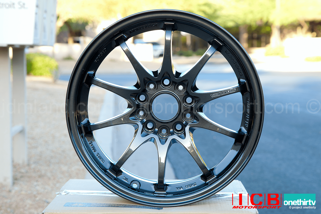 Rays Volk Racing CE28N Wheels 16X8 5X114.3 +30 Offset Concave Diamond Black