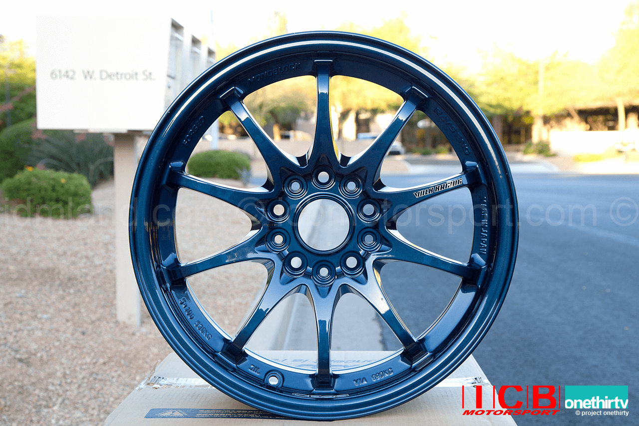 Rays Volk Racing CE28N Wheels 16X8 5X114.3 +30 Offset Concave Magnesium Blue (Mag Blue)
