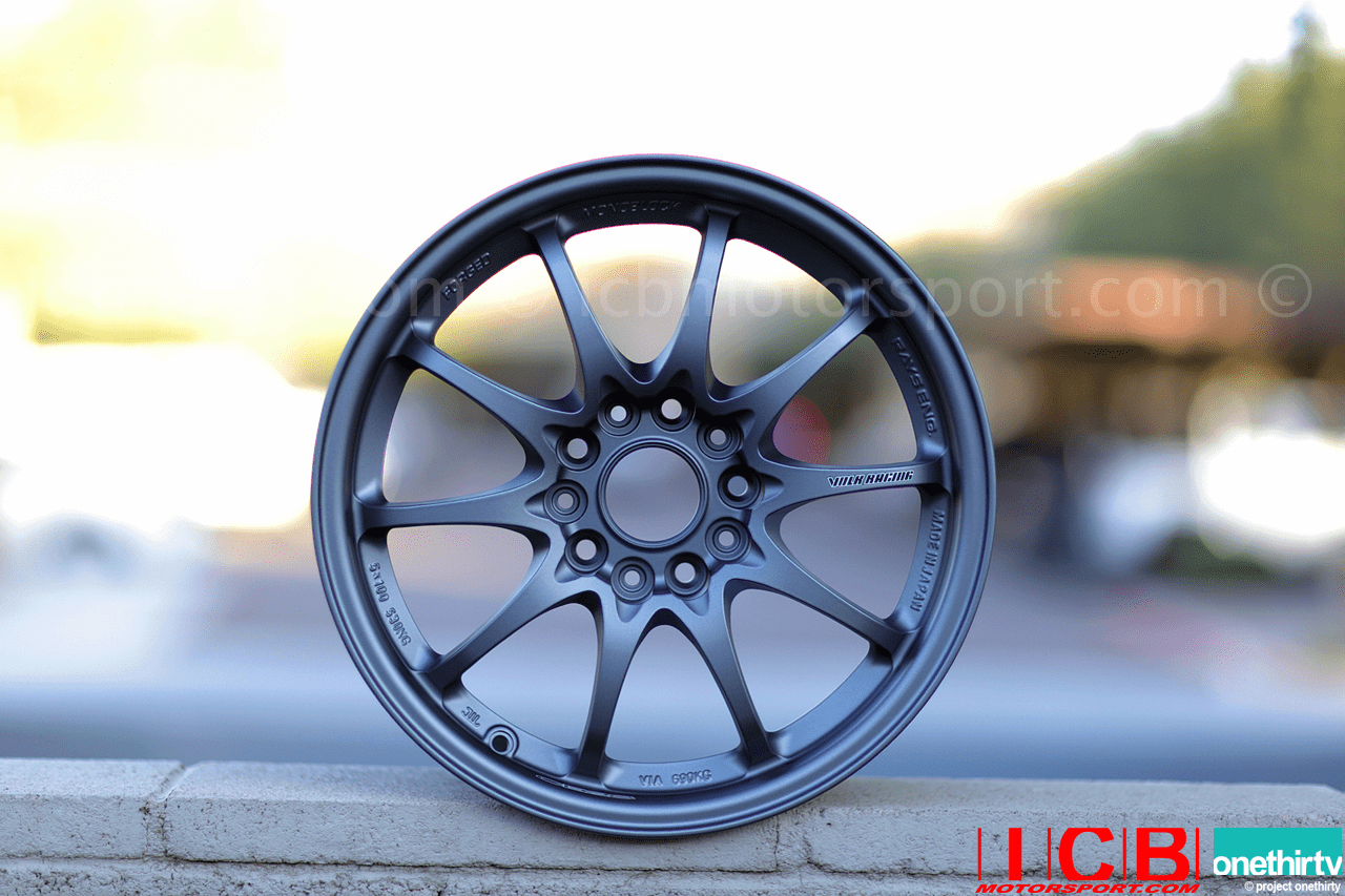 Rays Volk Racing CE28N Wheels 16X8 5X114.3 +30 Offset Concave Titanium Gunmetal