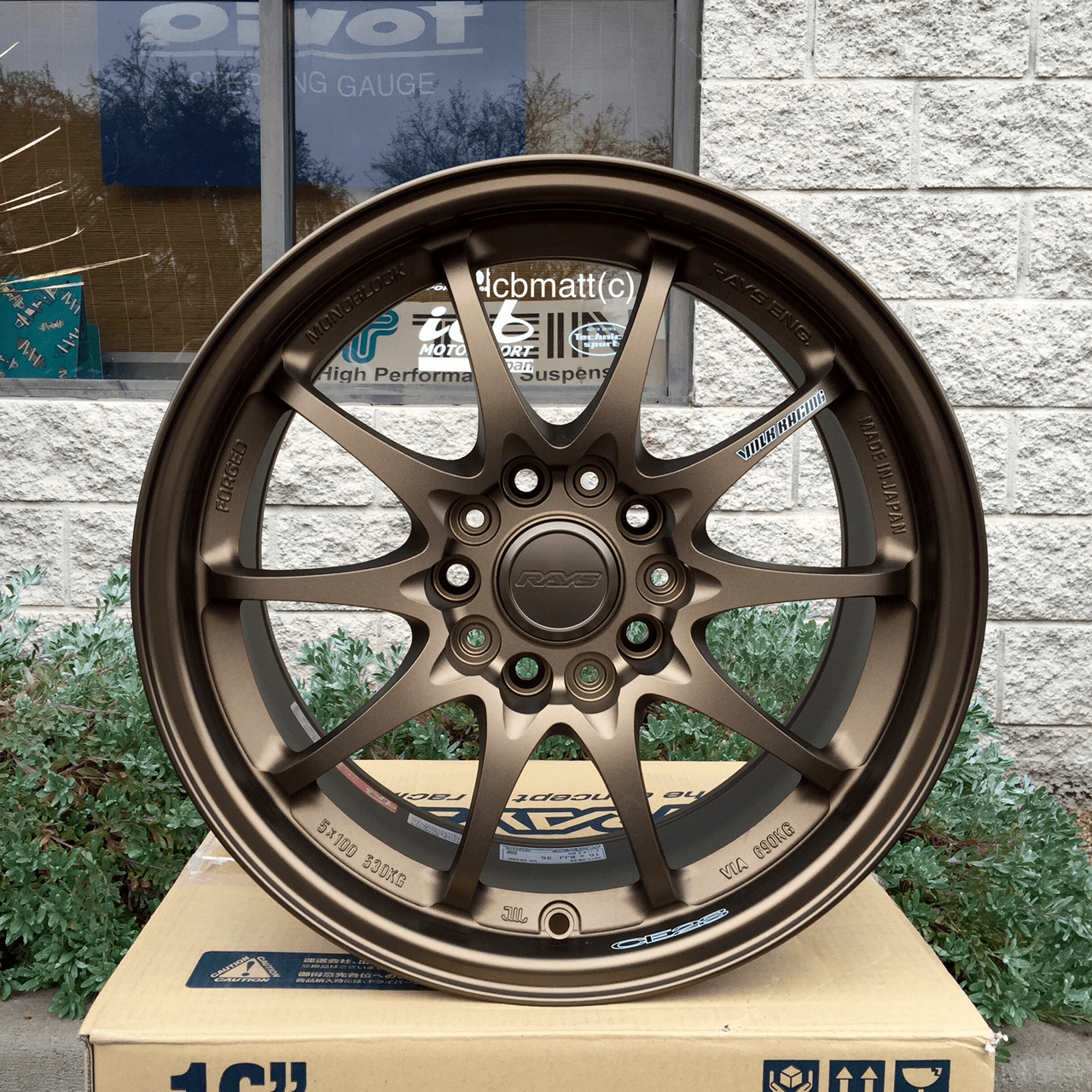 Rays Volk Racing CE28N Wheels 16X8 5X114.3 +35 Offset Bronze Sold Out!
