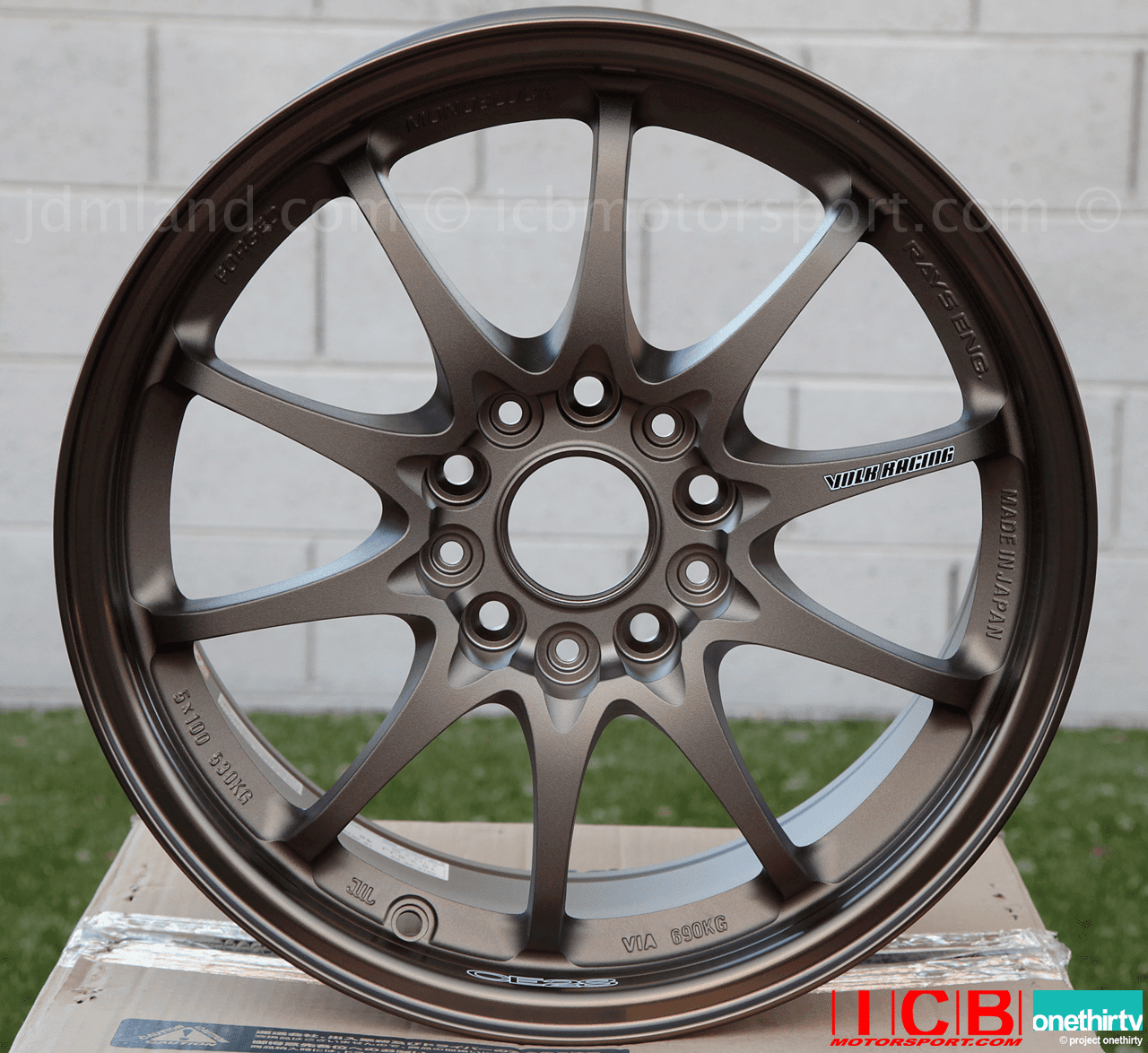 Rays Volk Racing CE28N Wheels 16X8 5X114.3 +42 Offset Bronze