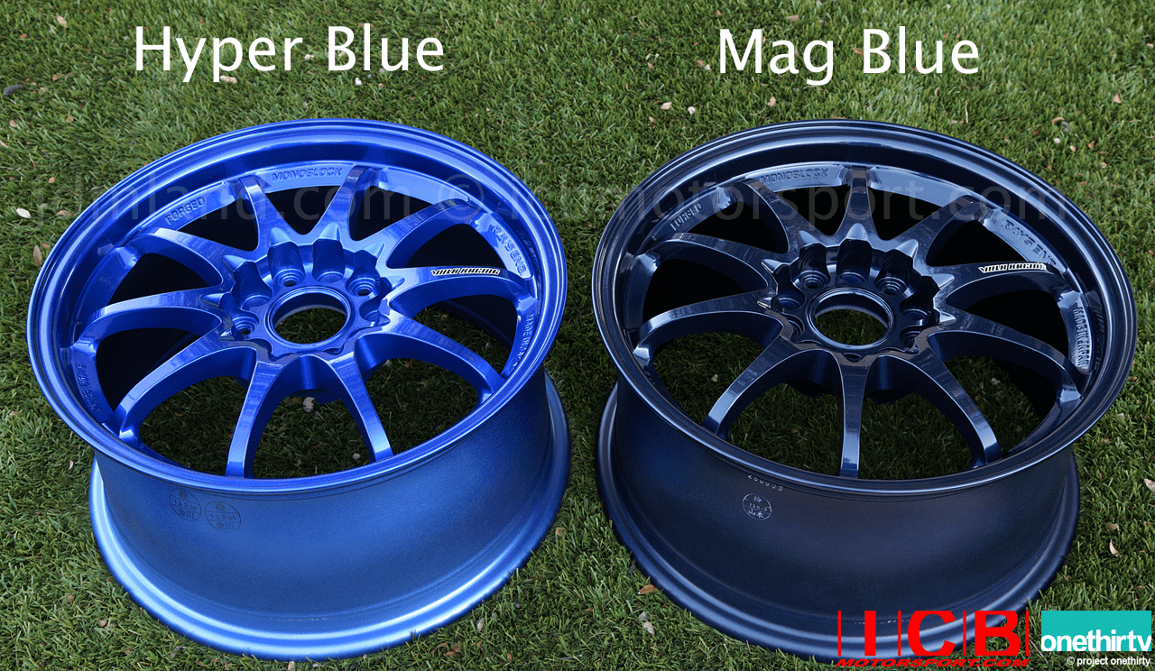 Rays Volk Racing CE28N Wheels 16X8 5X114.3 +42 Offset Hyper Blue Magnesium Blue (Mag Blue)