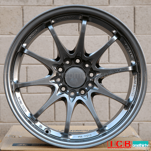 Rays Volk Racing CE28N Wheels 17X8 5X114.3 +33 Offset Formula Silver