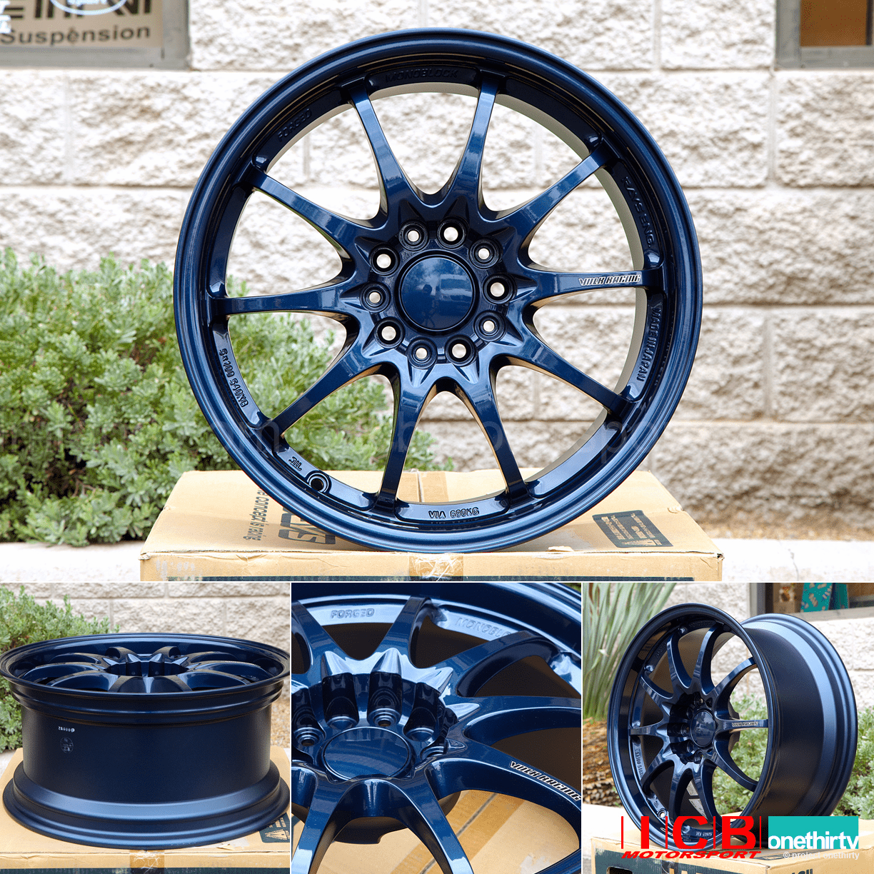 Rays Volk Racing CE28N Wheels 17X8 5X114.3 +33 Offset Magnesium Blue (Mag Blue)