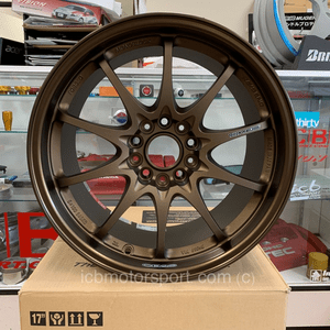 Rays Volk Racing CE28N Wheels 17X9 5X114.3 +37 Offset Mild Concave Face Bronze Pair (2) Wheels