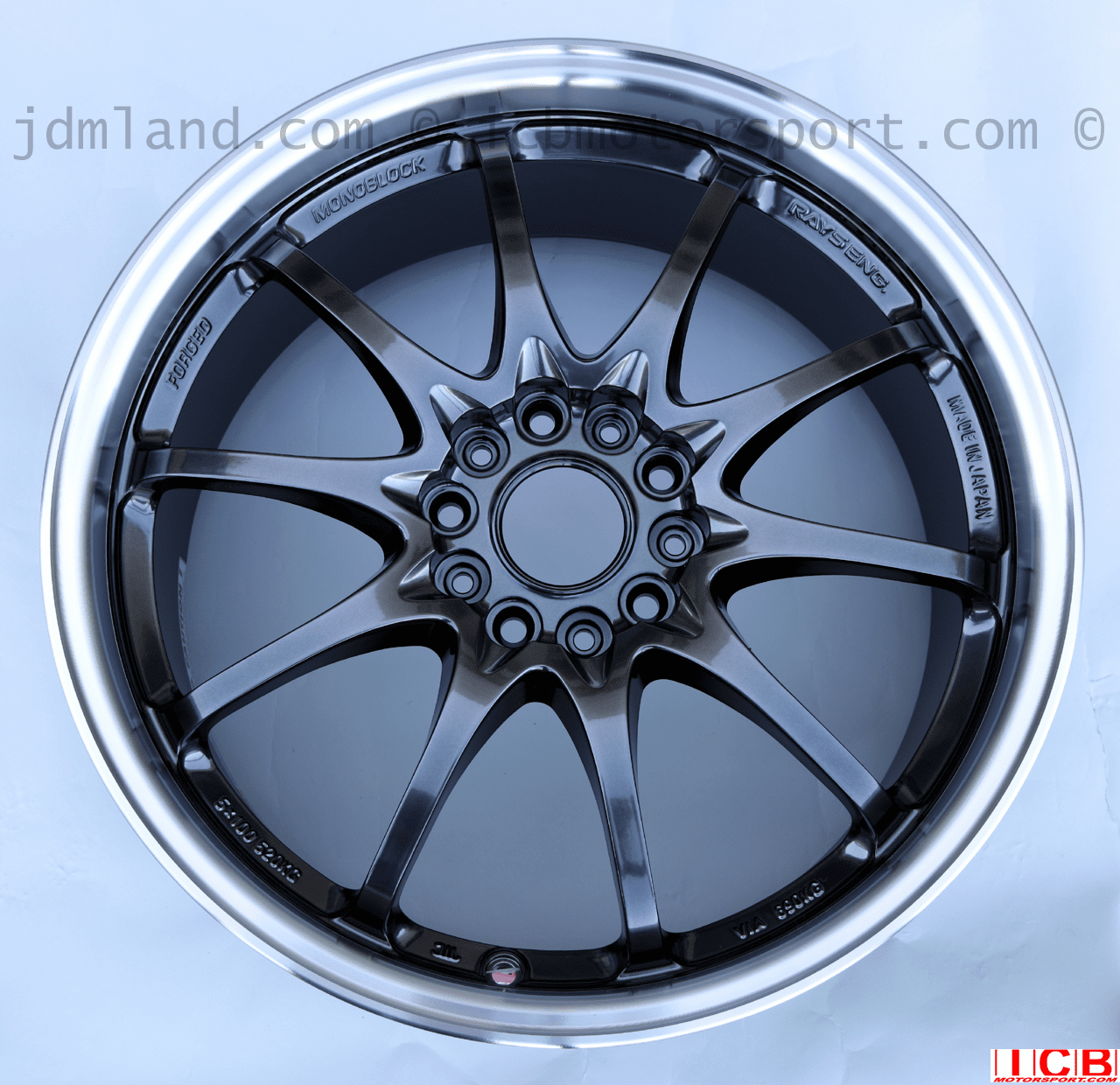 Rays Volk Racing CE28N Wheels 18X7.5 5X114.3 +50 Offset Formula Silver with Diamond Cut Lip