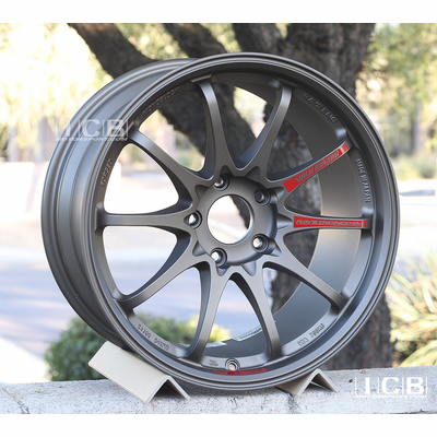 Rays Volk Racing CE28SL 18X10.5 5X114.3 +15 Offset Matte Gun Bronze FACE-4 / GTR Concave Face