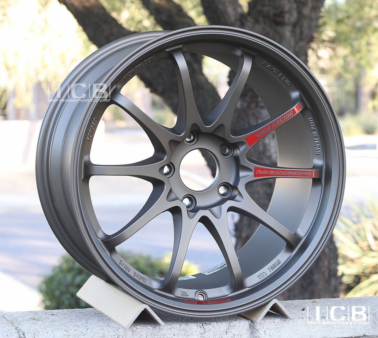 Rays Volk Racing CE28SL 18X9.5 5X114.3 +22 Offset Matte Gun Bronze FACE-4 / GTR Concave Face