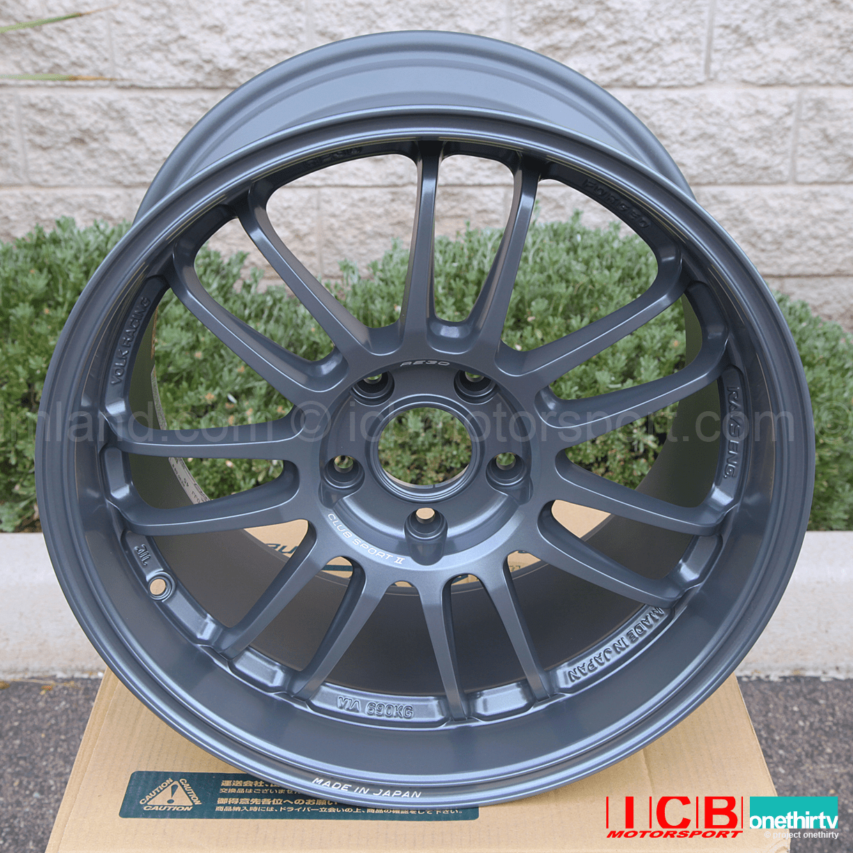 Rays Volk Racing RE30CSII Wheels Set 17X10 5X114.3 +45 Offset Matt Light Gray Sold