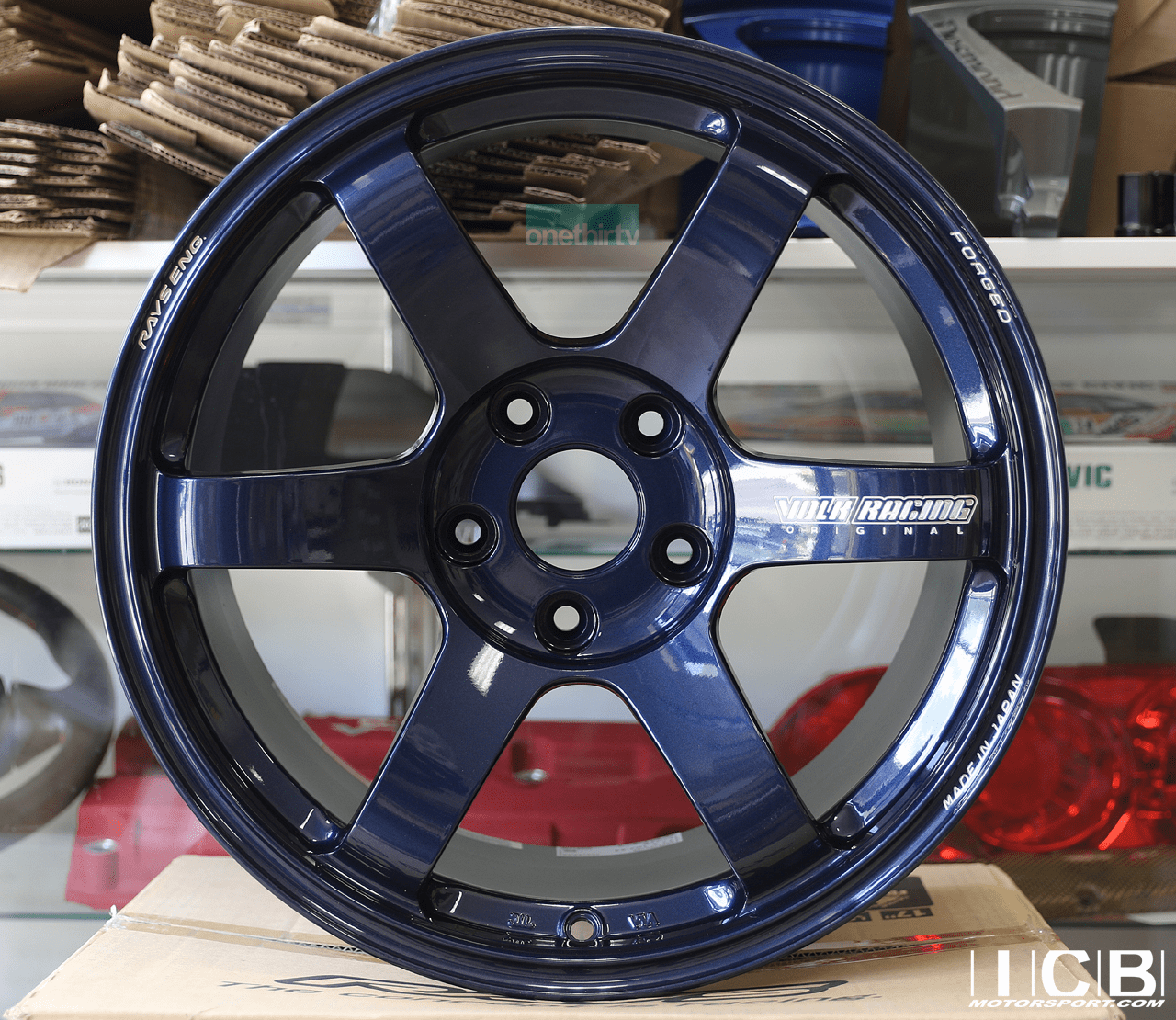 Rays Volk Racing TE37 SAGA Wheels 17X10 5X114.3 +44 Offset Concave Face-4 Mag Blue