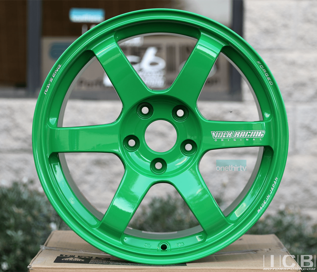Rays Volk Racing TE37 SAGA Wheels 17X9 5X114.3 +40 Offset Concave Mild Face-3 Takata Green