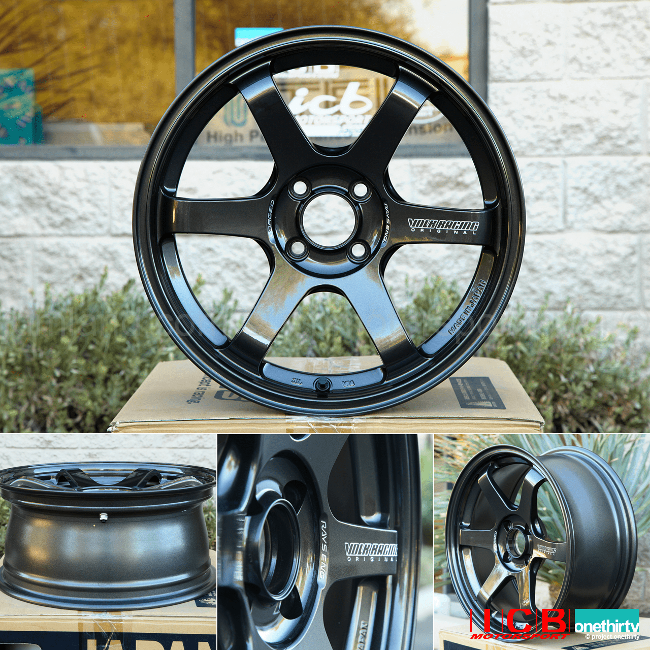 Rays Volk Racing TE37 Sonic Wheels 16X7 4X100 +25 Offset Diamond Dark Gunmetal Pre-Order