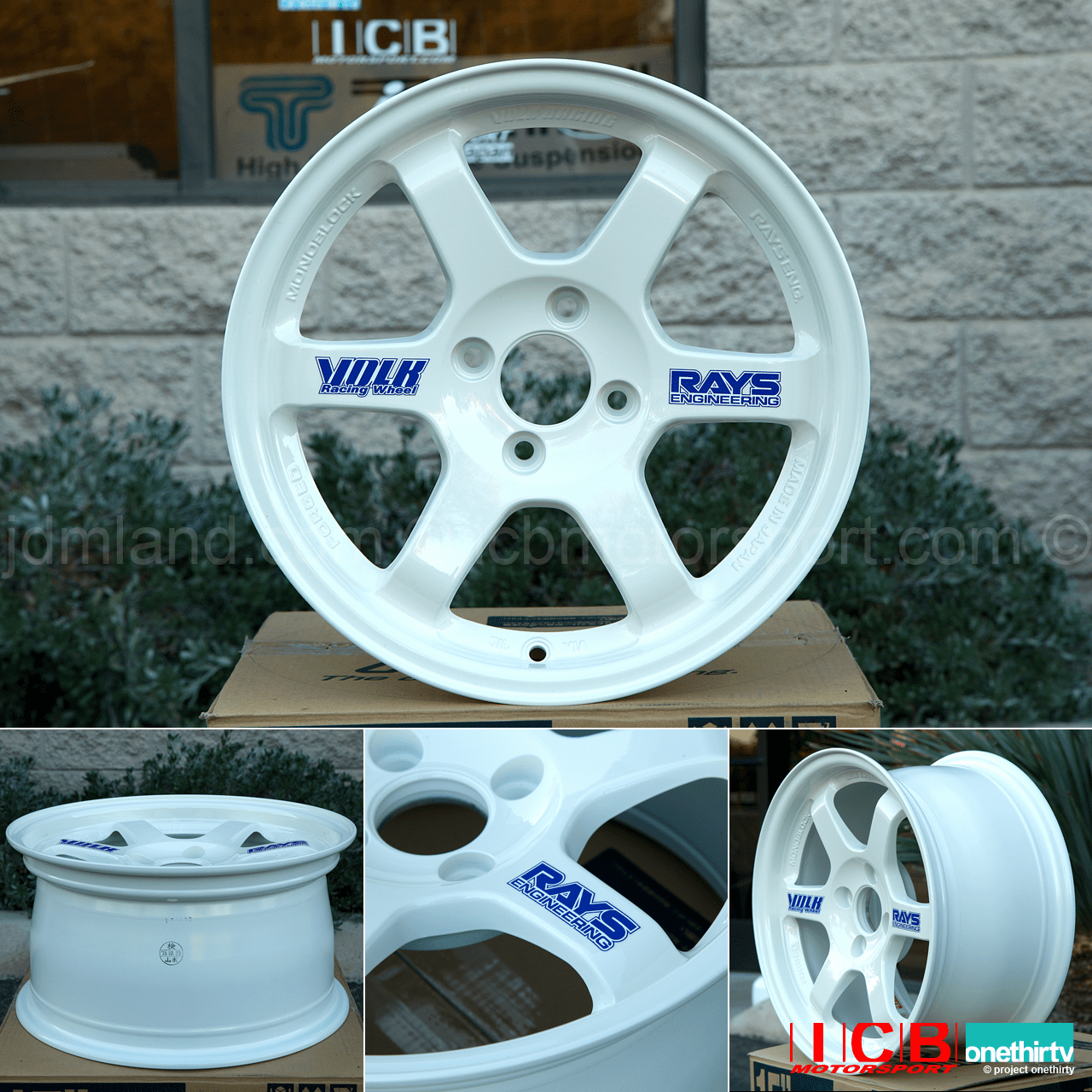 Rays Volk Racing TE37 Wheels 15X8 4X100 +35 Offset Time Attack White