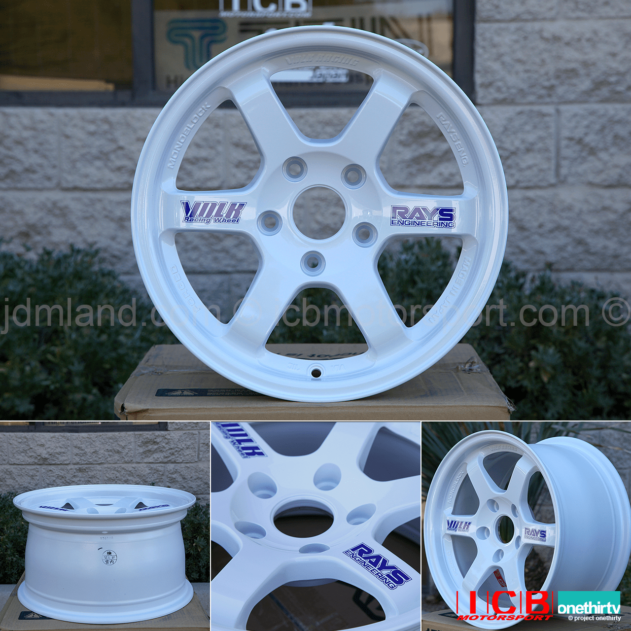 Rays Volk Racing TE37 Wheels 15X8 5X114.3 +35 Offset White