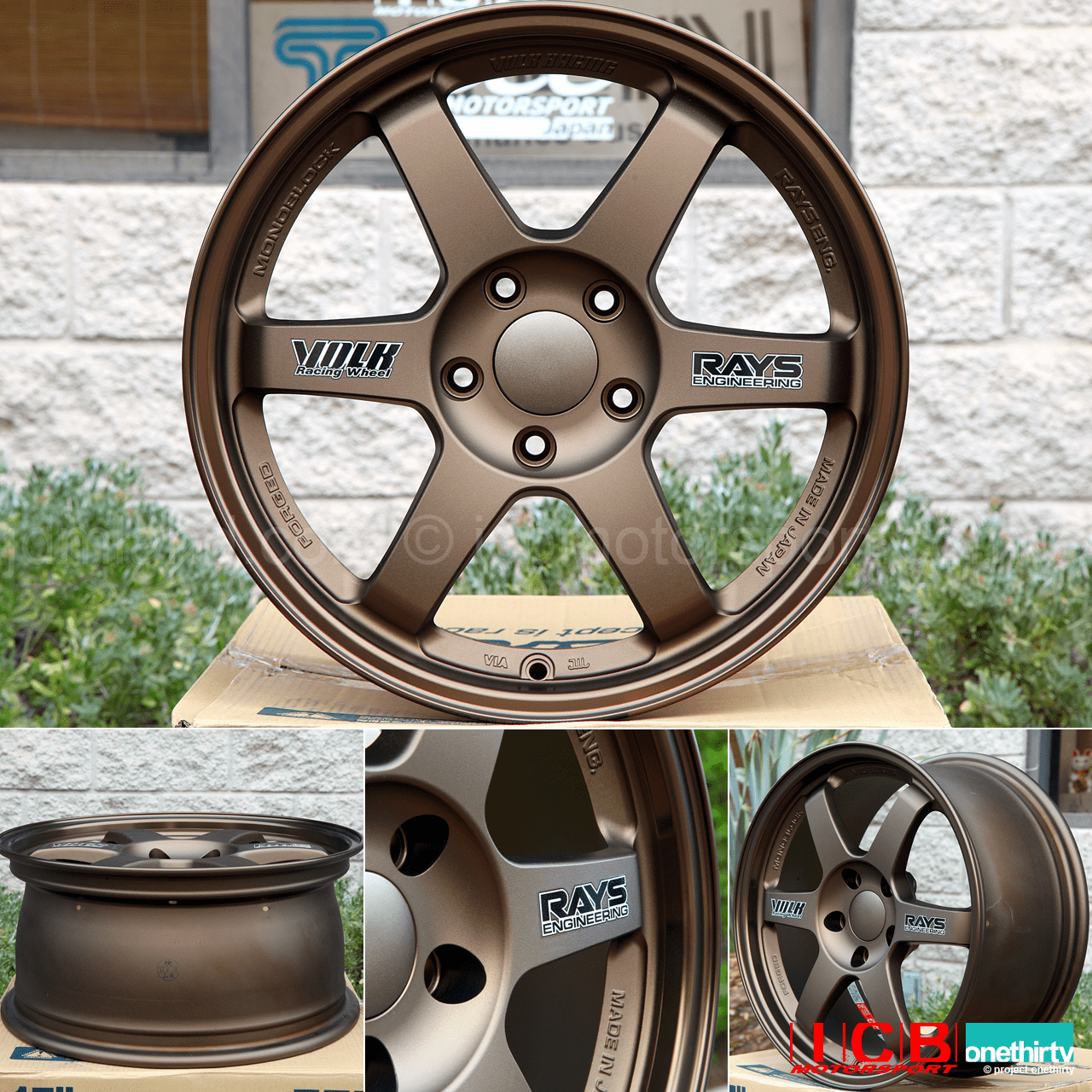 Rays Volk Racing TE37 Wheels 17X8 5X114.3 +38 Offset Bronze FREE SHIPPING