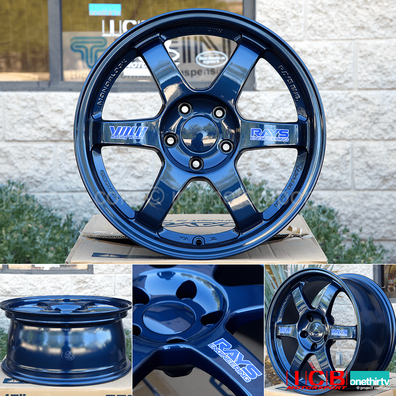 Rays Volk Racing TE37 Wheels 17X8 5X114.3 +38 Offset Magnesium Blue (Mag Blue)