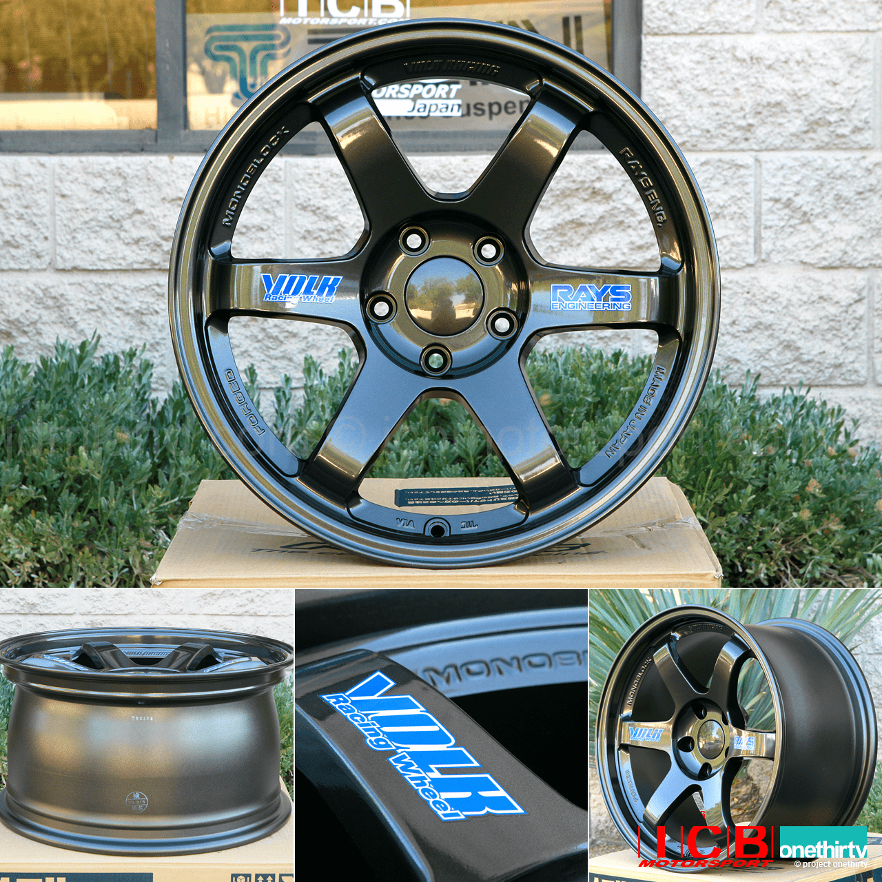 Rays Volk Racing TE37 Wheels 17X9 5X114.3 +22 Offset Concave Face Diamond Black