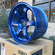 Rays Volk Racing TE37SL Hyper Blue Wheels 18X9.5 +38 Offset 5X120 Concave Face Civic FK8 CTR