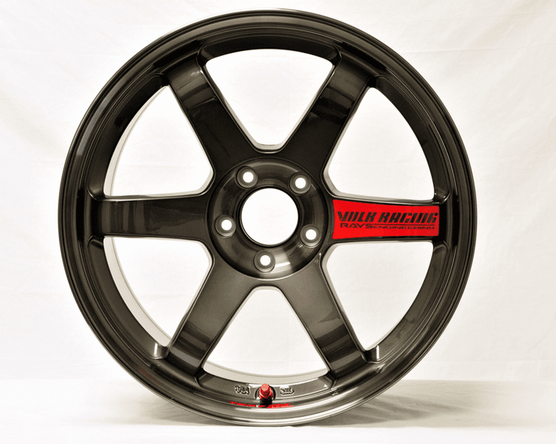 Rays Volk Racing TE37SL Limited Edition Super Lap Wheels 18X9.5 5X114.3 +22 Offset Pressed Graphite