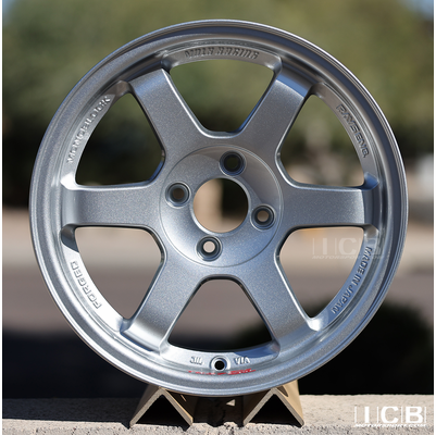 Rays Volk Racing TE37SL Super Lap Wheels 15X8 4X100 +35 Offset Diamond Silver Pre-Order