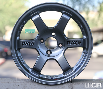 Rays Volk Racing TE37SL Tribute Edition Super Lap Wheels 15X8 4X100 +35 Offset Formula Silver