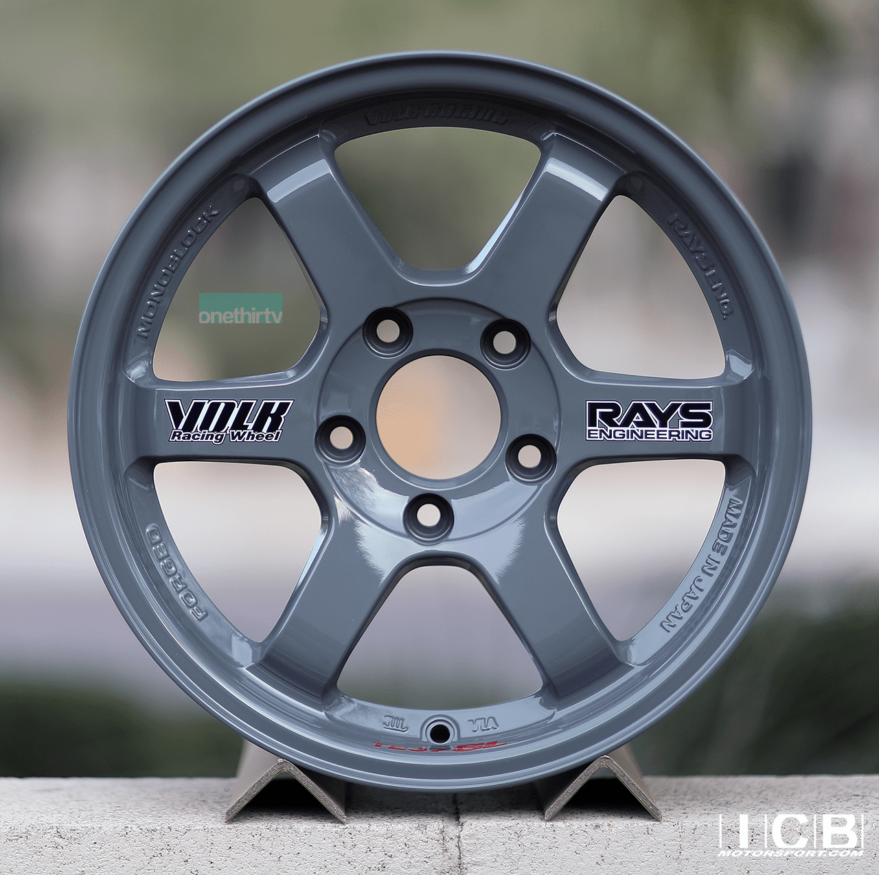 Rays Volk Racing TE37SL Tribute Edition Super Lap Wheels 15X8 4X100 +35 Offset Glossy Gray / Nardo Gray