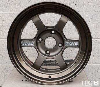 Rays Volk Racing TE37V 10TH Anniversary Edition Wheels 15X7 4X114.3 0 Offset Bronze Discontinued