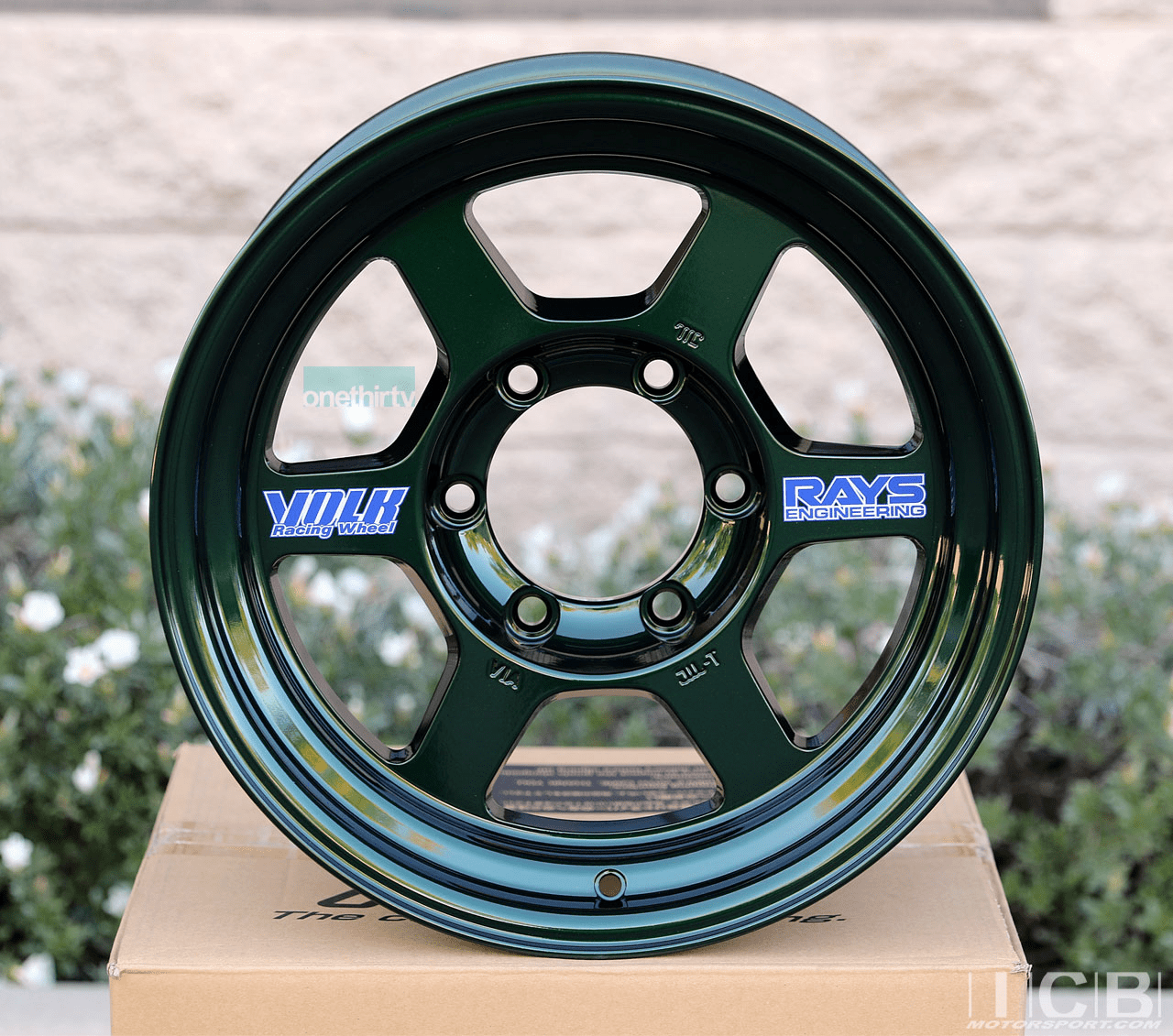 Rays Volk Racing TE37X OG Wheels 16X8 6X139.7 0 Offset Racing Green Large P.C.D.