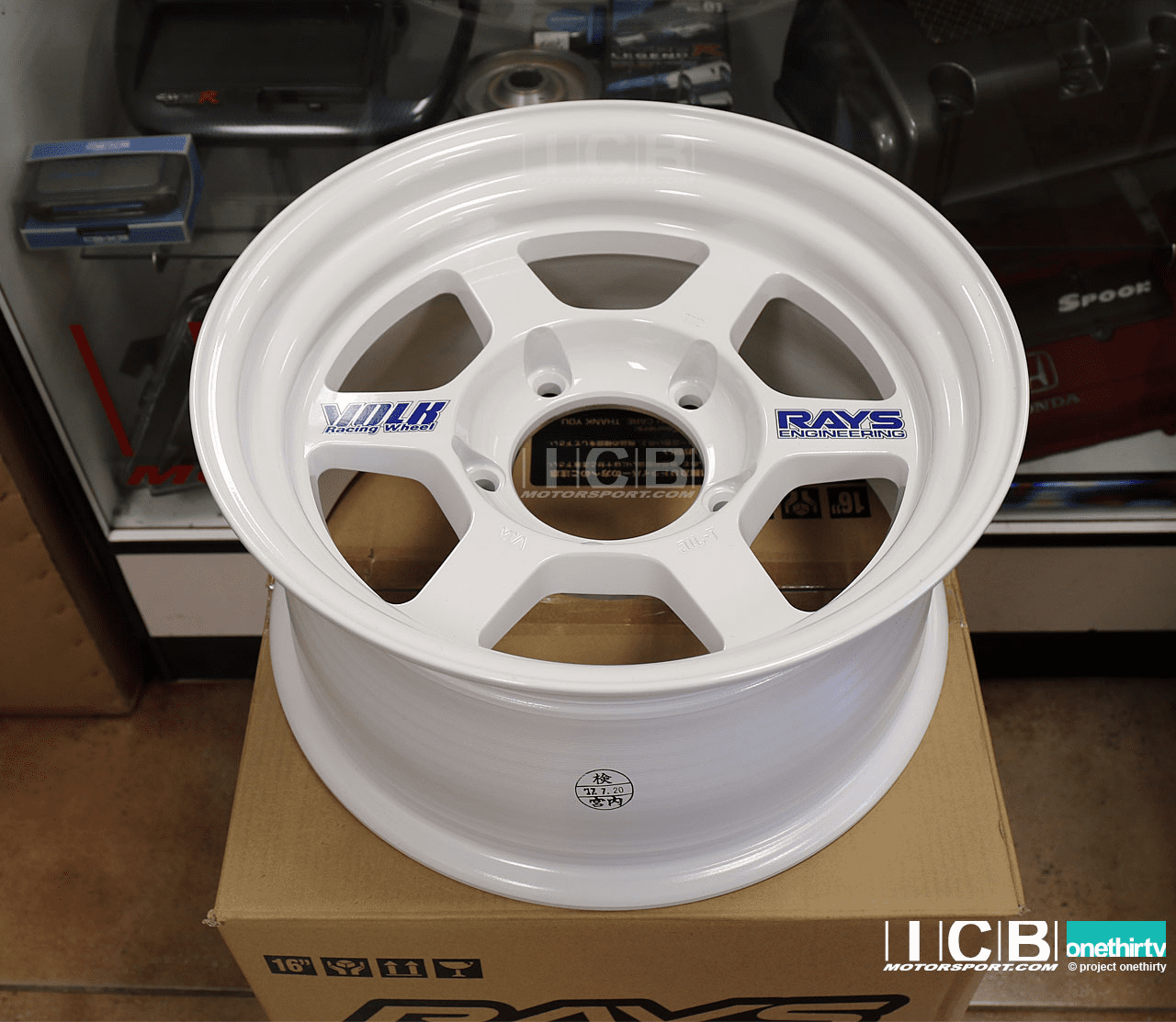 Rays Volk Racing TE37X OG Wheels 16X8 6X139.7 0 Offset White Large P.C.D.
