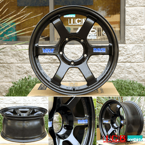 Rays Volk Racing TE37X OG Wheels 18X9 5X150 0 Offset Diamond Black Large P.C.D.