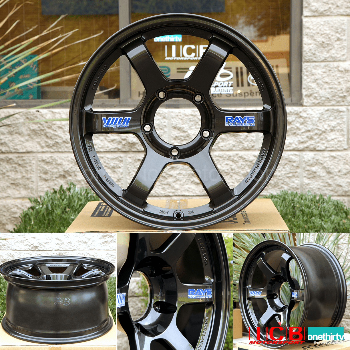 Rays Volk Racing TE37X OG Wheels 18X9 5X150 0 Offset Diamond Black Large P.C.D.
