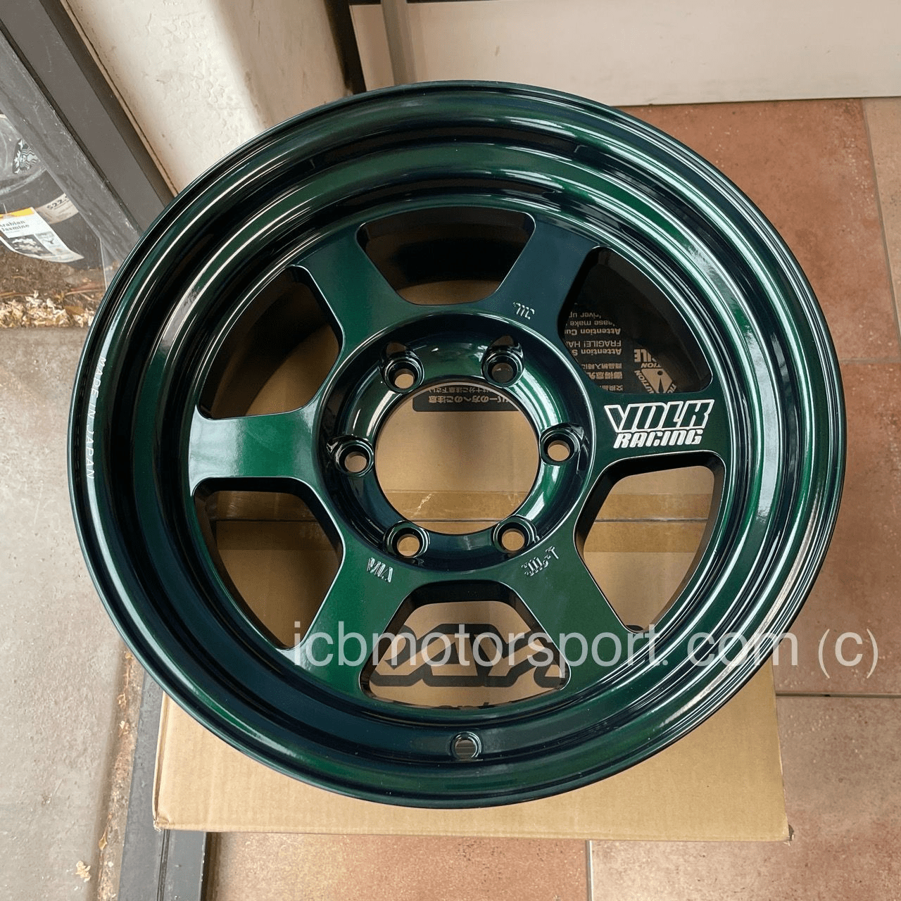Rays Volk Racing TE37X Progressive Model Wheels 16X8 6X139.7 -20 Offset Racing Green Large P.C.D.