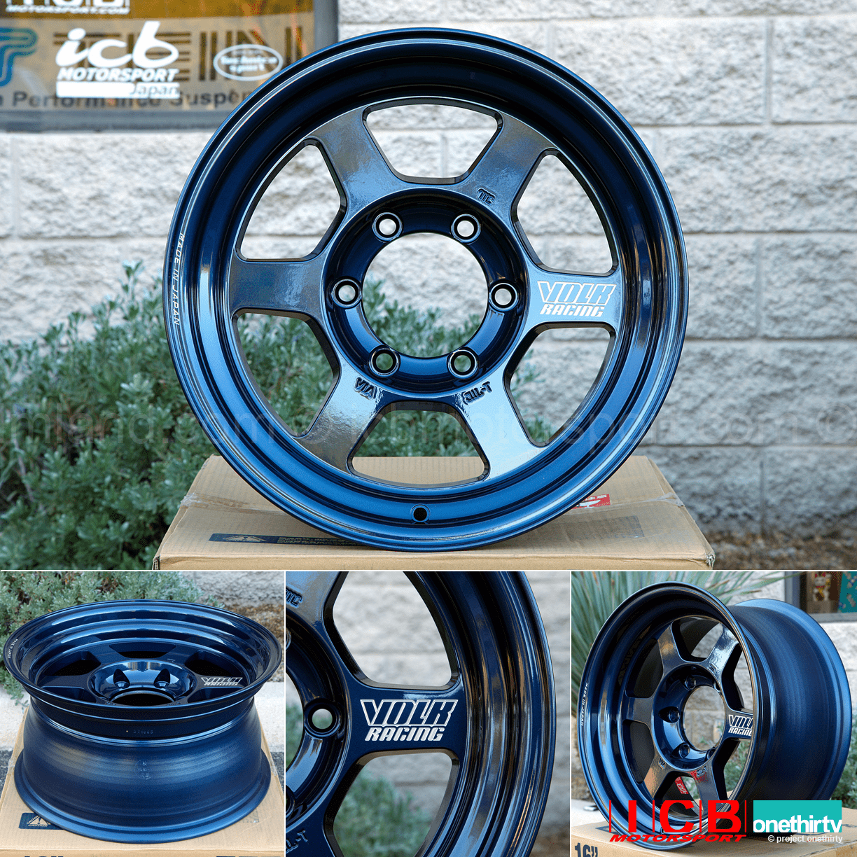 Rays Volk Racing TE37X Wheels 16X8 6X139.7 -20 Offset Mag Blue Large P.C.D. Progressive Model