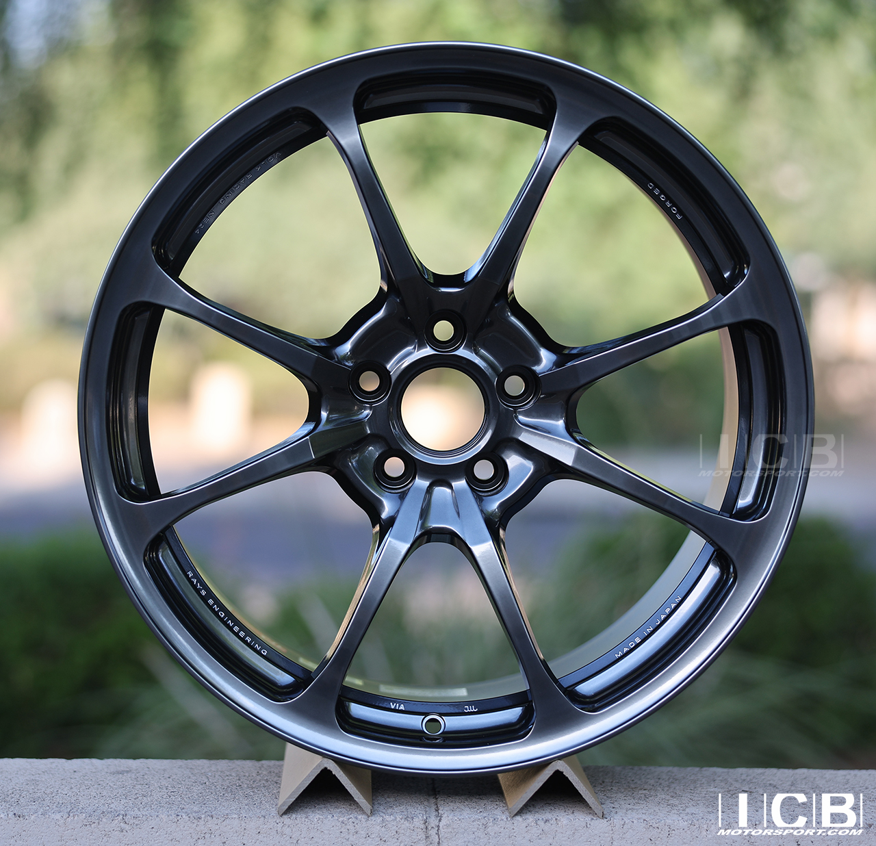 Rays Volk Racing Volk Racing NE24 5X112 19X9.5 +25 Offset & 19X10.5 +35 Shining Black Metal (HM) GR Toyota A90 SUPRA