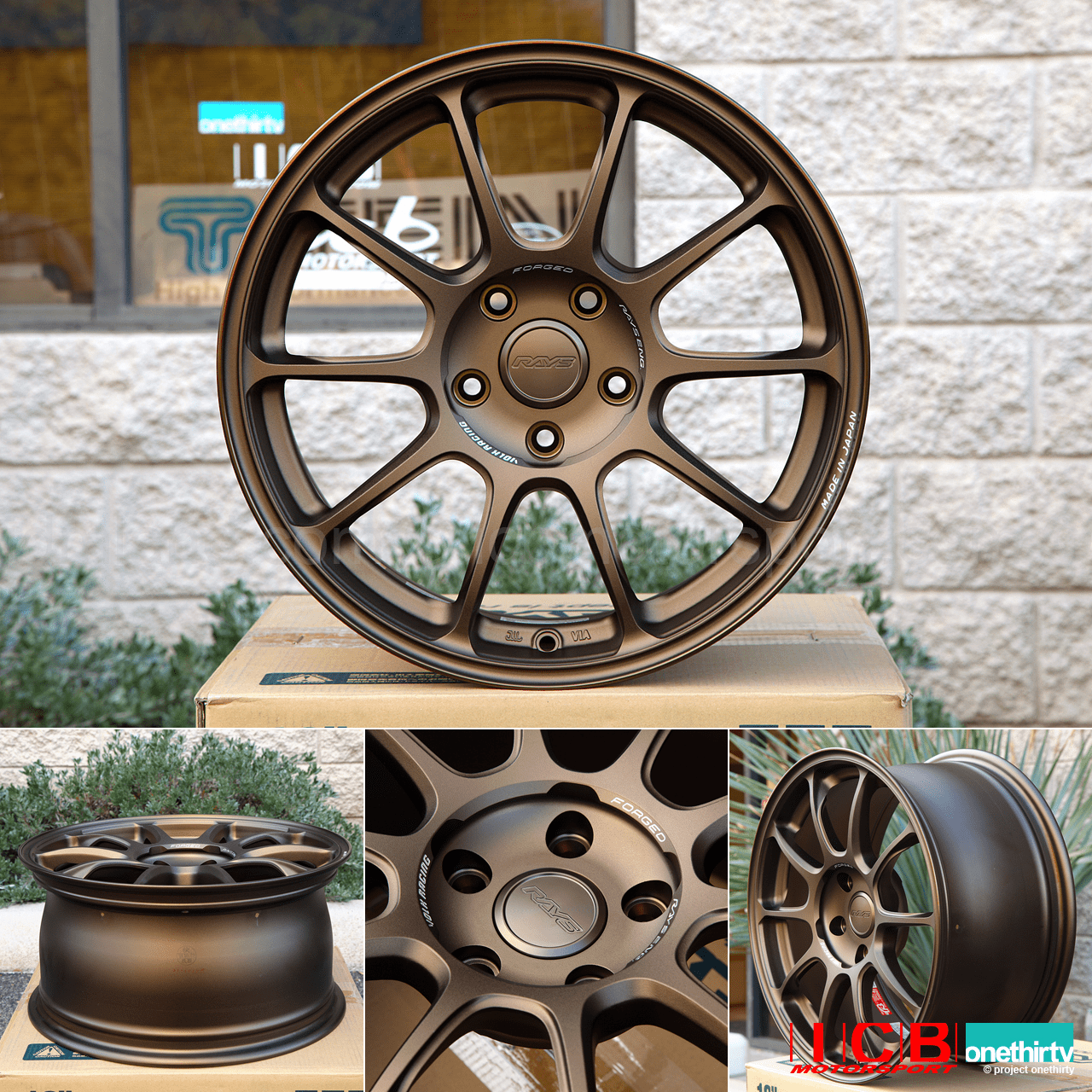Rays Volk Racing ZE40 Bronze Set 17X8.5 +45 Offset 5X114.3 Pre-Order