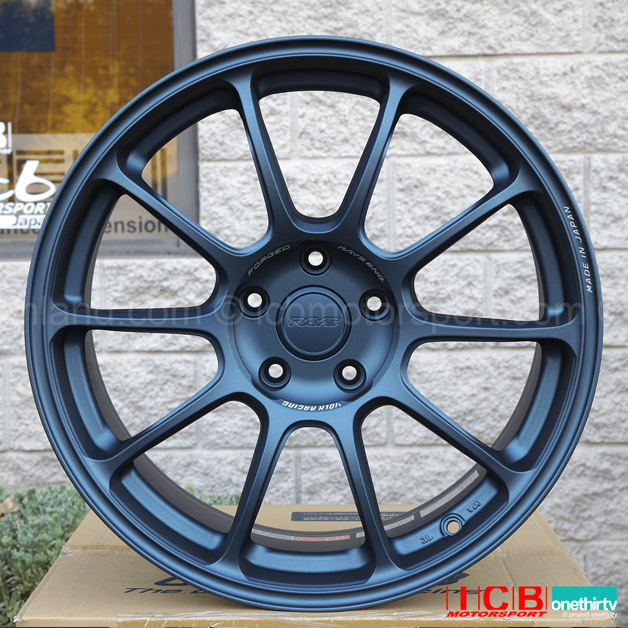 Rays Volk Racing ZE40 Matt Blue Gunmetal or Bronze Set 18X9 +45 Offset 5X114.3 Pre-Order