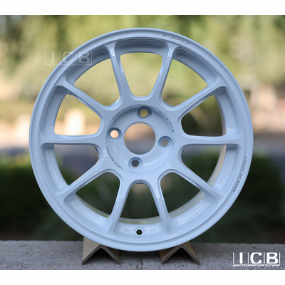 Rays Volk Racing ZE40 M-Spec Wheels 15X8 4X100 +35 Offset Dash White