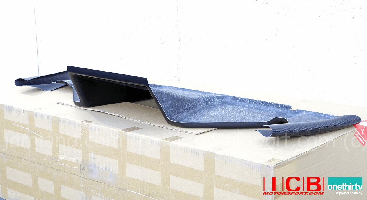 RFY Racing Factory Yamamoto S2000 AP1 FRP Rear Diffuser with Carbon Fiber Endplate