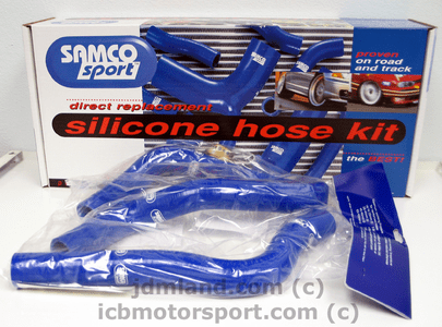 SAMCO RADIATOR HOSE KIT: ACURA INTEGRA GSR RS LS 94-01 (RED)