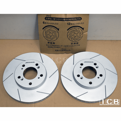 SEEKER High Carbon Front Brake Rotors Set for DC2 98 Spec. Type R EK9 Type R