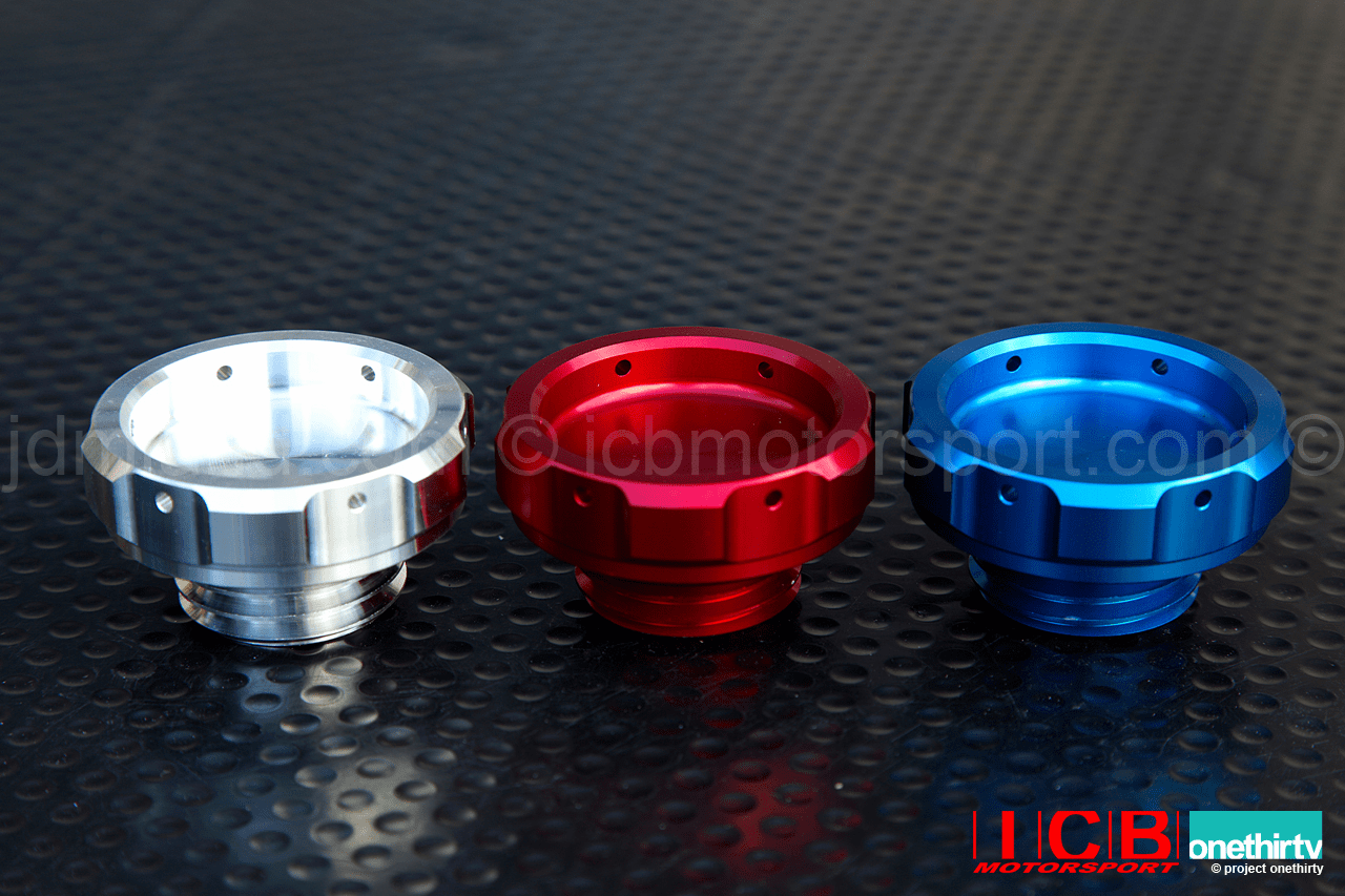 Sergeant Racing Division Billet Aluminum Anodized Blue Oil Cap