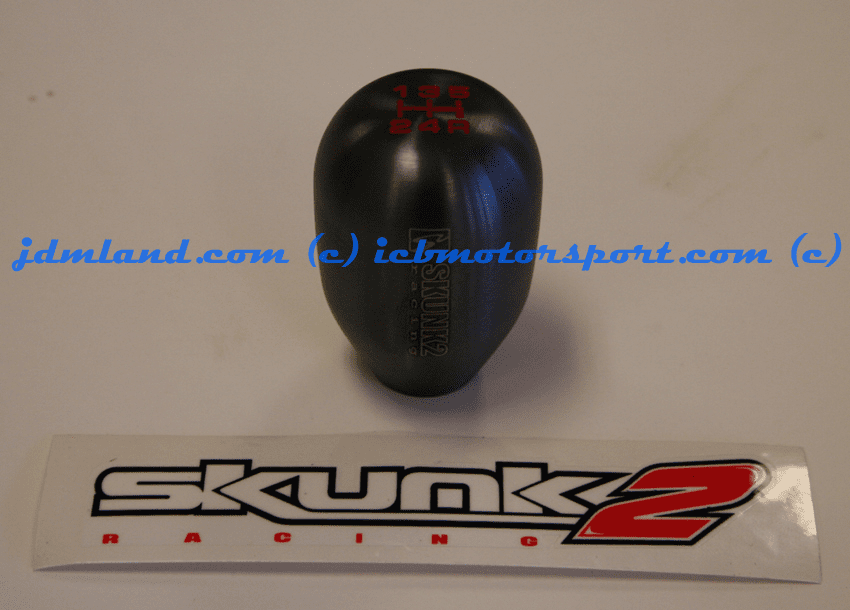 SKUNK2 RACING Billet Gunmetal 5 Speed Shift Knob: (HONDA)