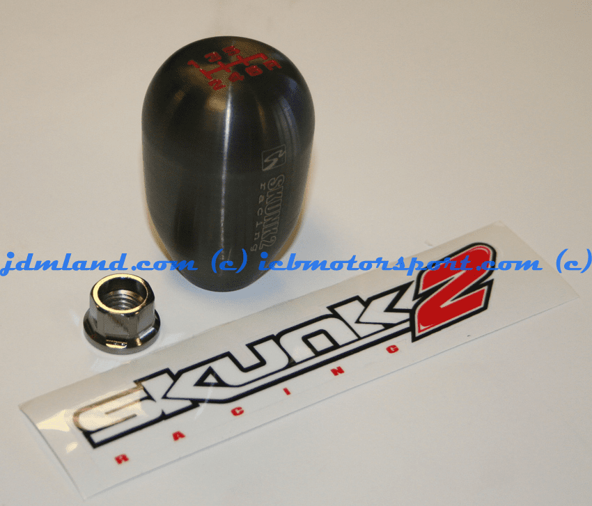 SKUNK2 RACING Billet Gunmetal 6 Speed Shift Knob: (HONDA)
