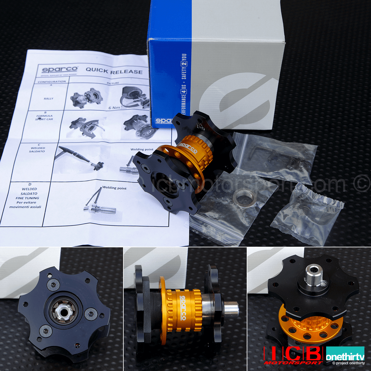 SPARCO STEERING WHEEL QUICK RELEASE Part Number: 015R97NR