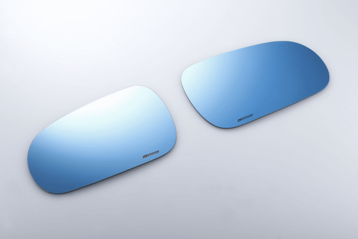 Spoon Blue Wide Door Mirror Set - Civic, Integra DC2/DB8, DC2R/DB8R, EK9